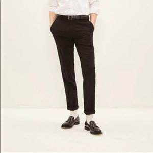 Frank + Oak The Laurier Smart Wool Pant in Black